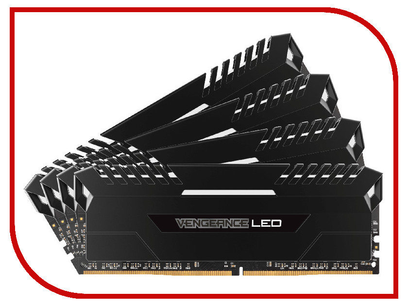 

Модуль памяти Corsair Vengeance LED DDR4 DIMM 3000MHz PC4-24000 CL15 - 64Gb KIT (4x16Gb) CMU64GX4M4C3000C15