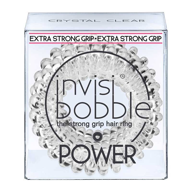 

Резинки для волос Invisibobble Power Crystal Clear 3 штуки, Power Crystal Clear