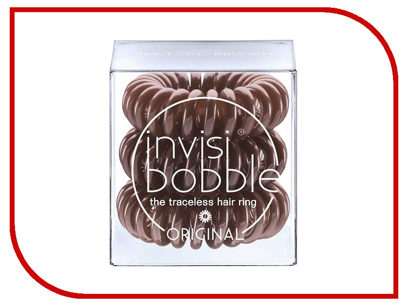 фото Резинки для волос Invisibobble Original Pretzel Brown 3 штуки