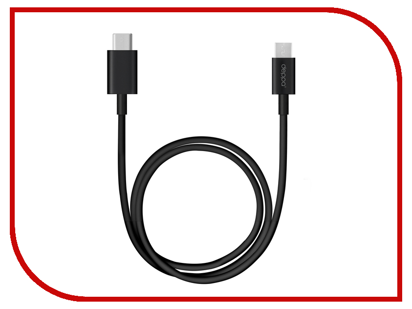 фото Аксессуар Deppa USB-Type C 1.2m Black DEP-72206