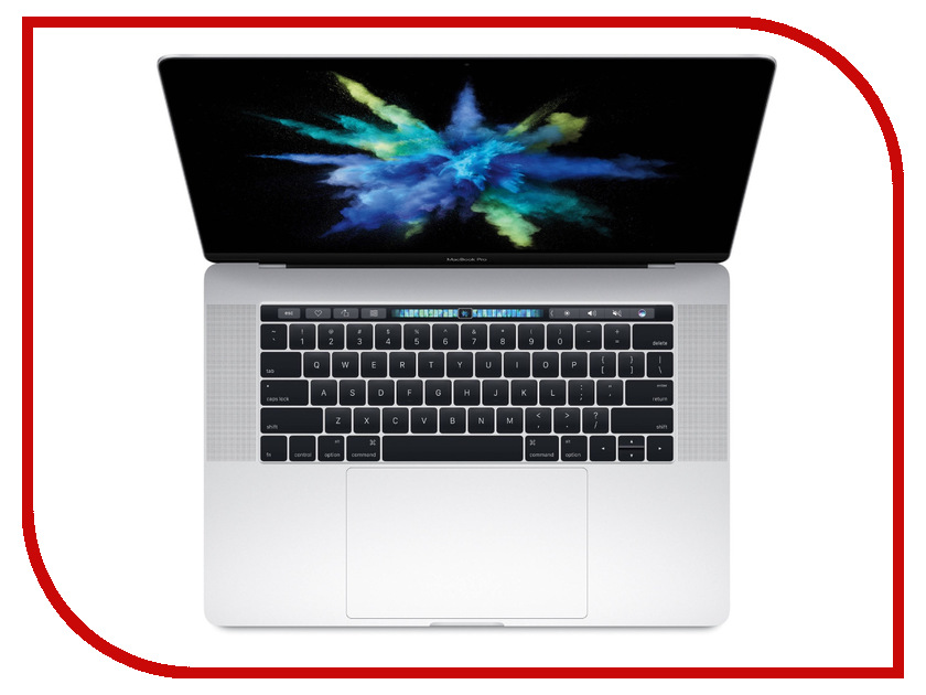 фото Ноутбук APPLE MacBook Pro 15 MLW72RU/A Silver (Intel Core i7 2.6 GHz/16384Mb/256Gb/Radeon Pro 450 2Gb/Wi-Fi/Bluetooth/Cam/15.4/2880x1800/Mac OS Sierra)