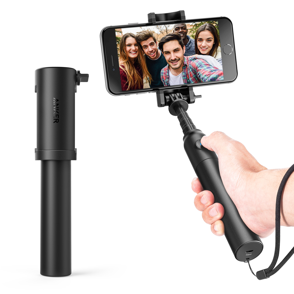 фото Монопод Anker Bluetooth Selfie Stick Black A7161011