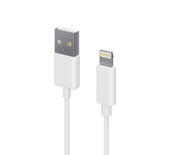 фото Аксессуар seven usb - apple lightning 8-pin white 1206