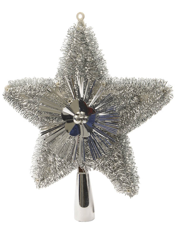 

Украшение Kaemingk Искристая звездочка 23cm Silver 410491, Искристая звездочка