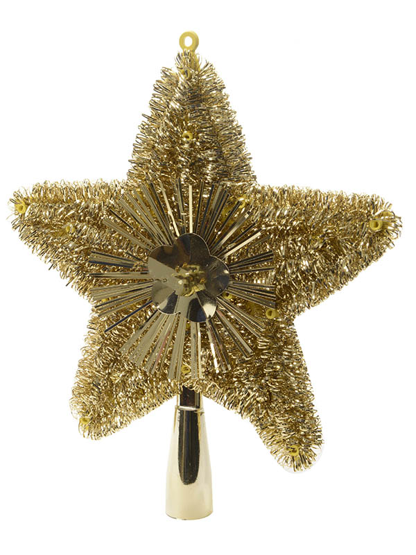 

Украшение Kaemingk Искристая звездочка 23cm Gold 410493, Искристая звездочка