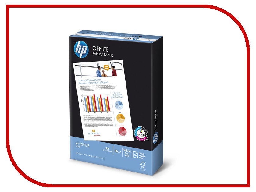 

Бумага HP Office A4 класс B 80г/м2 500 листов