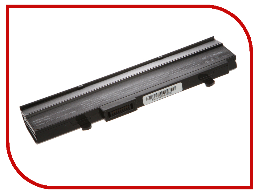 фото Аккумулятор 4parts LPB-1015 Black для ASUS Eee PC 1015PE/1015PED/1015PN/1015PW/1015T/1015B/1016/1215N/1215P/1215T VX6 Series 11.1V 4400mAh