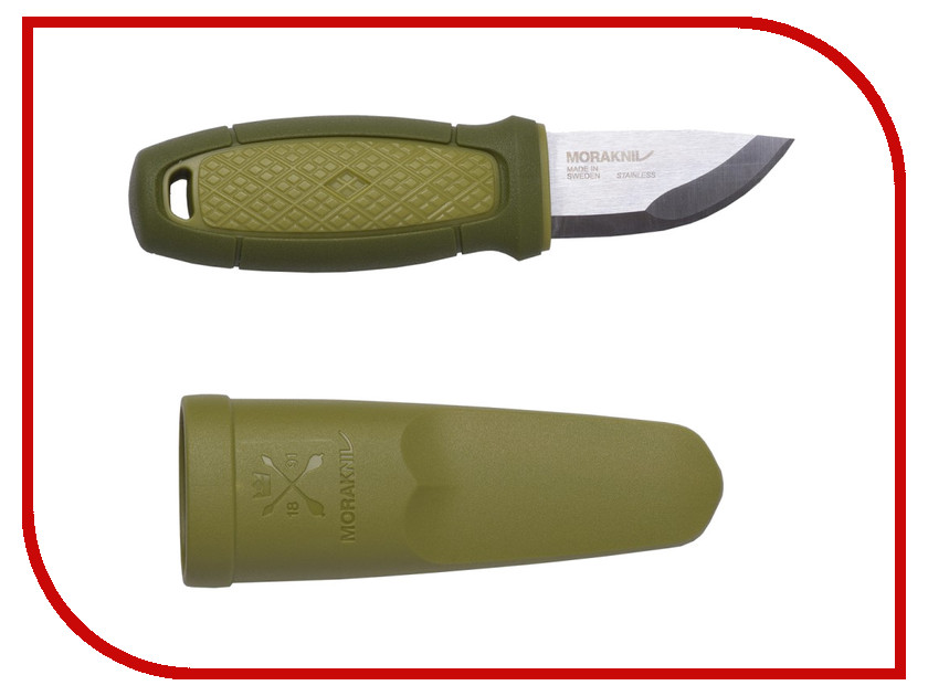 фото Нож Morakniv Eldris 12651 Green - длина лезвия 58мм