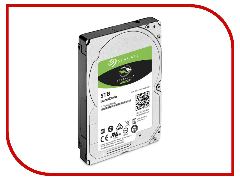 

Жесткий диск 5Tb - Seagate BarraCuda ST5000LM000