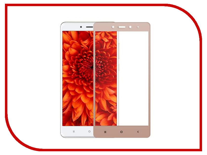 

Аксессуар Защитное стекло Xiaomi Redmi Note 4 CaseGuru Full Screen 0.33mm Gold 87585