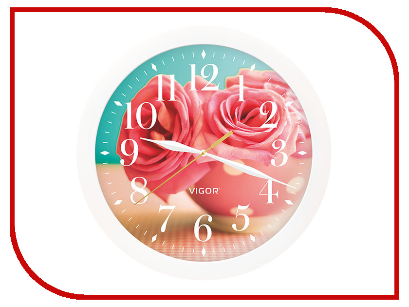 фото Часы Vigor Д-29 Розовые розы