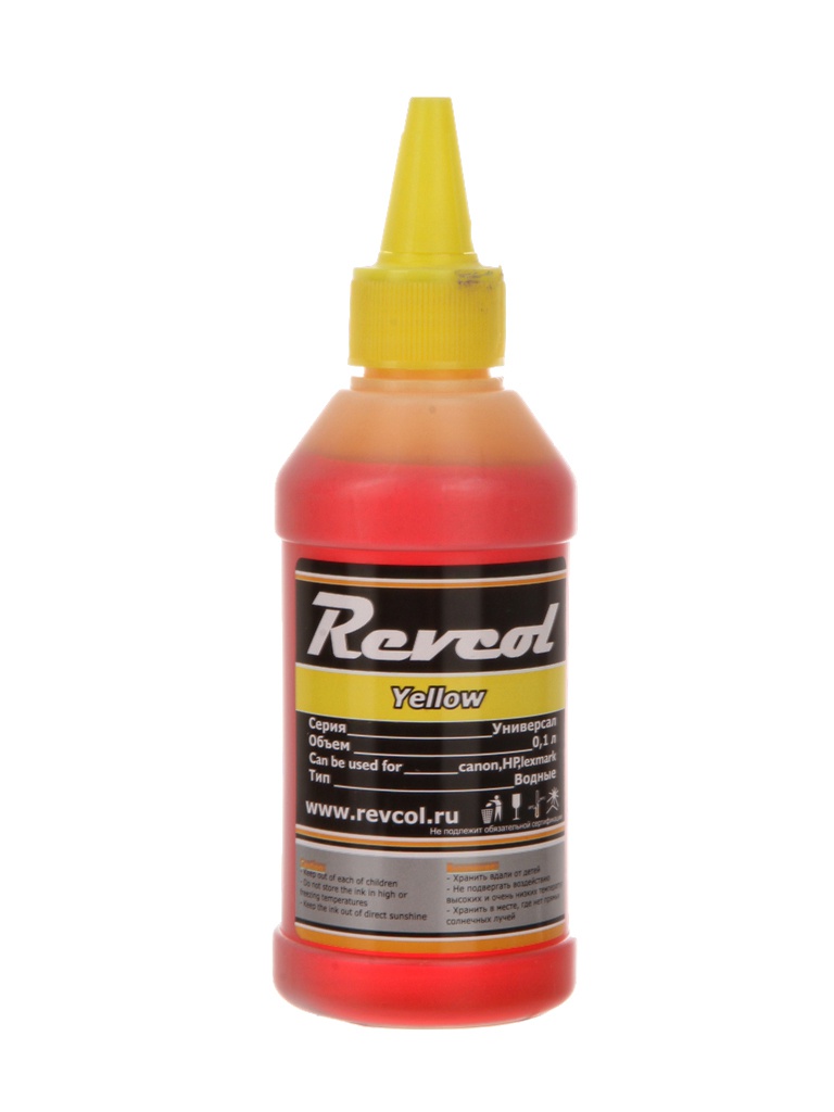 

Чернила Revcol Универсал для HP/Canon 100ml Yellow Dye, HP/Canon