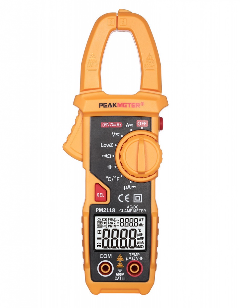 

Токовые клещи PeakMeter PM2118, PM2118