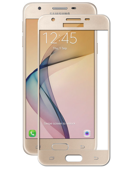 фото Аксессуар Защитное стекло Samsung Galaxy J5 Prime CaseGuru 0.3mm Gold 87673