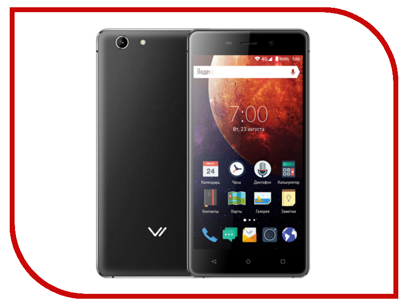 фото Сотовый телефон Vertex Impress Mars LTE Black