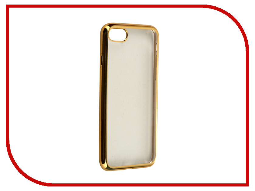 фото Аксессуар Чехол Krutoff Silicone для APPLE iPhone 7 Gold 11783