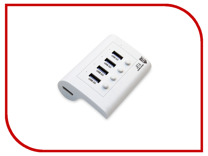 

Хаб USB Jet.A JA-UH34 USB 3.0 4 ports White