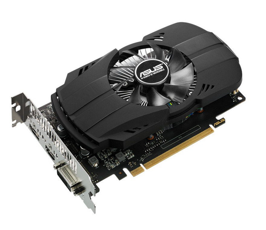 фото Видеокарта asus geforce gtx 1050 ti 1290mhz pci-e 3.0 4096mb 7008mhz 128 bit dvi hdmi hdcp phoenix