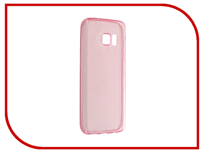 фото Аксессуар Чехол-накладка Samsung Galaxy S7 BROSCO Pink SS-S7-TPU-PINK