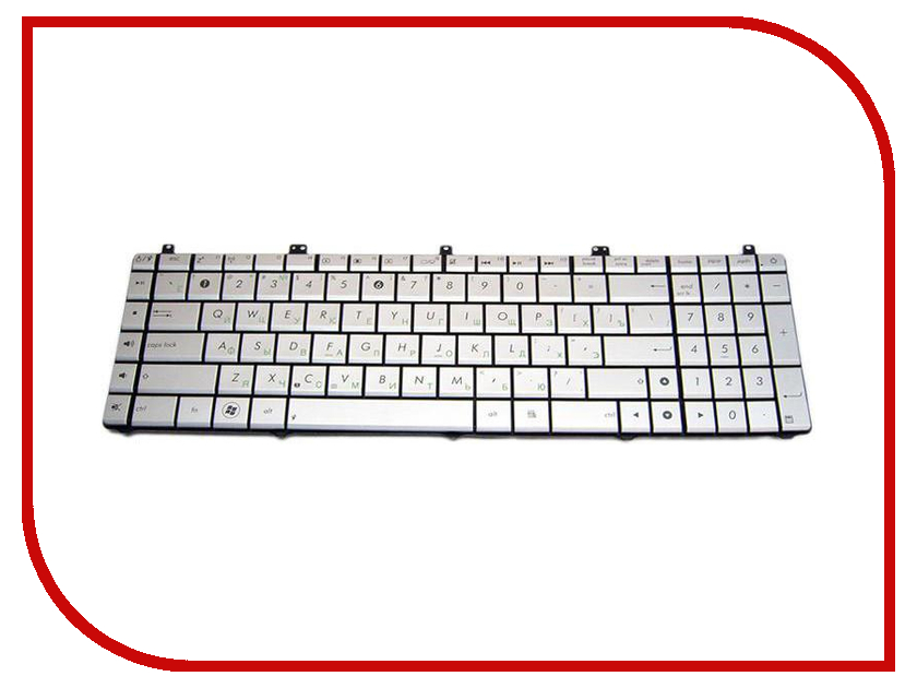 

Клавиатура TopON TOP-92239 для ASUS N55 / N55S / N75 / N75S Series Silver