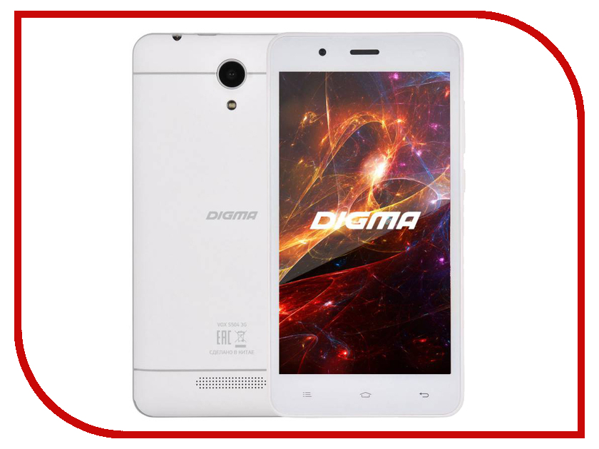 фото Сотовый телефон Digma VOX S504 3G White