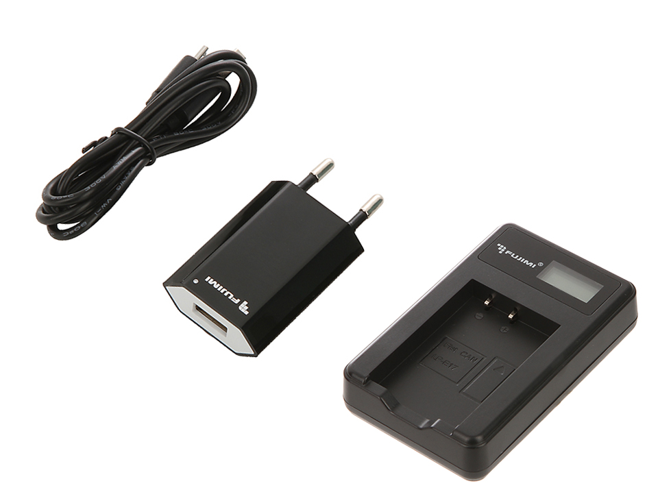 Зарядное устройство Fujimi FJ-UNC-LPE17 + Адаптер питания USB 1394