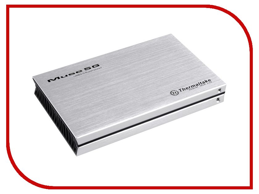 

Аксессуар Корпус для HDD Thermaltake External HDD Case 2.5 Muse 5G ST0041Z Silver