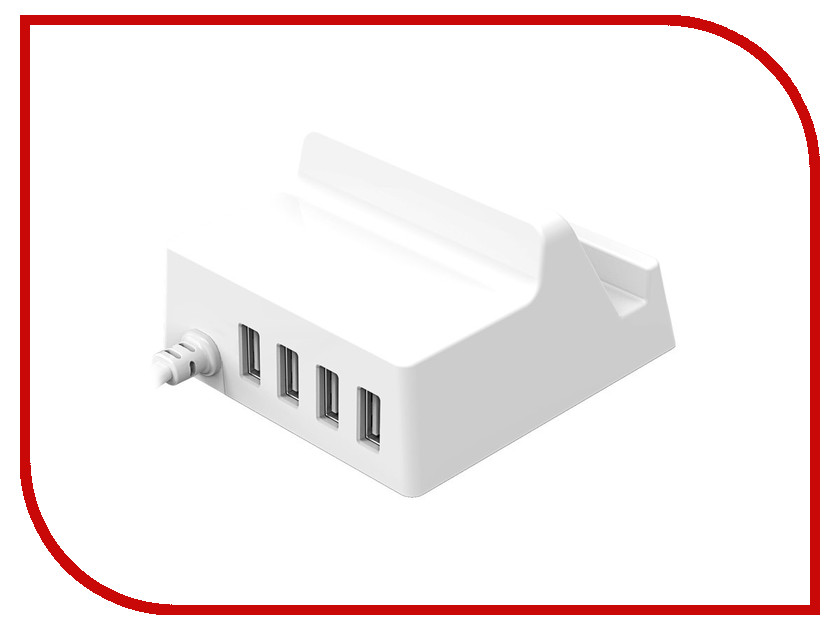 фото Зарядное устройство Orico CHK-4U USB 4-Ports White