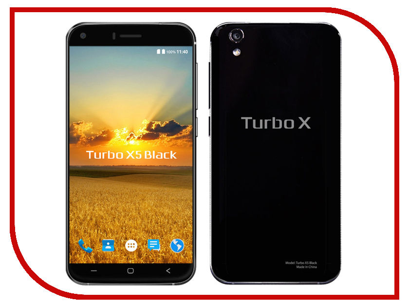 фото Сотовый телефон Turbo X5 Black