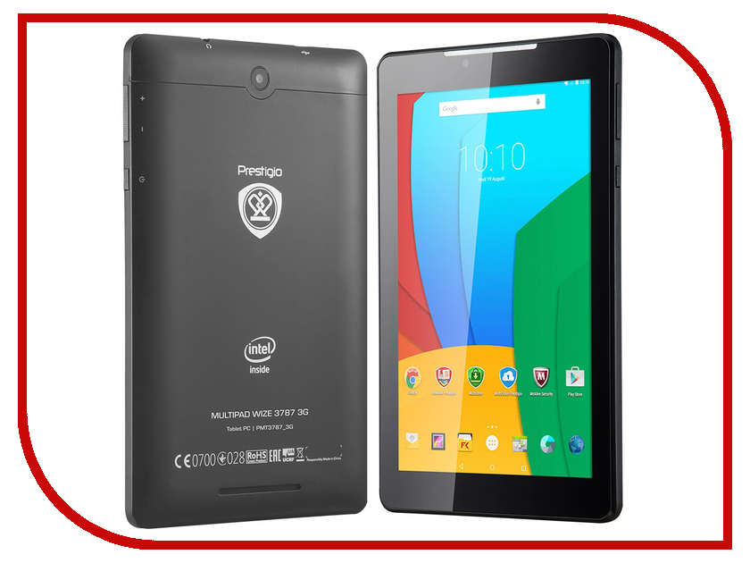 фото Планшет Prestigio MultiPad WIZE PMT3787 3G Dark Grey (Intel Atom x3-C3230RK 1.1 GHz/1024Mb/16Gb/3G/Wi-Fi/Cam/7.0/1280x800/Android)