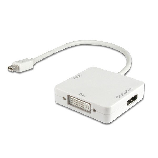 фото Аксессуар Orient C305 Mini DisplayPort M to HDMI / DVI / DisplayPort 0.2m White