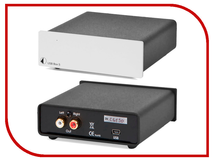 

ЦАП Pro-Ject USB BOX S Silver