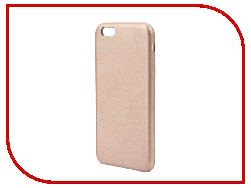 фото Аксессуар Чехол Krutoff Leather Case для iPhone 6/6S Rose Gold 10749