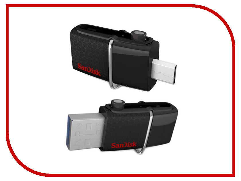 

USB Flash Drive 16Gb - SanDisk Dual Drive SDDD2-016G-GAM46