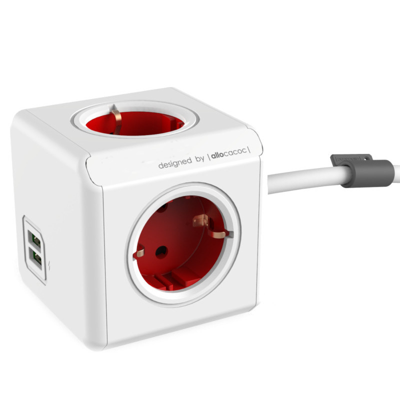 

Удлинитель Allocacoc Extended USB DE 1.5m Red 1402RD/DEEUPC, Extended USB DE