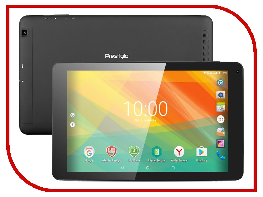 фото Планшет Prestigio MultiPad Wize 3131 Black PMT3131_3G_D_CIS (MediaTek MTK8321 1.3 GHz/1024Mb/16Gb/3G/Wi-Fi/Cam/10.1/1280x800/Android)