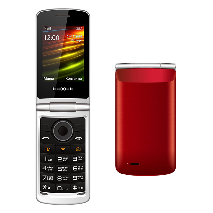 Сотовый телефон teXet TM-404 Red сотовый телефон texet tm d400 green