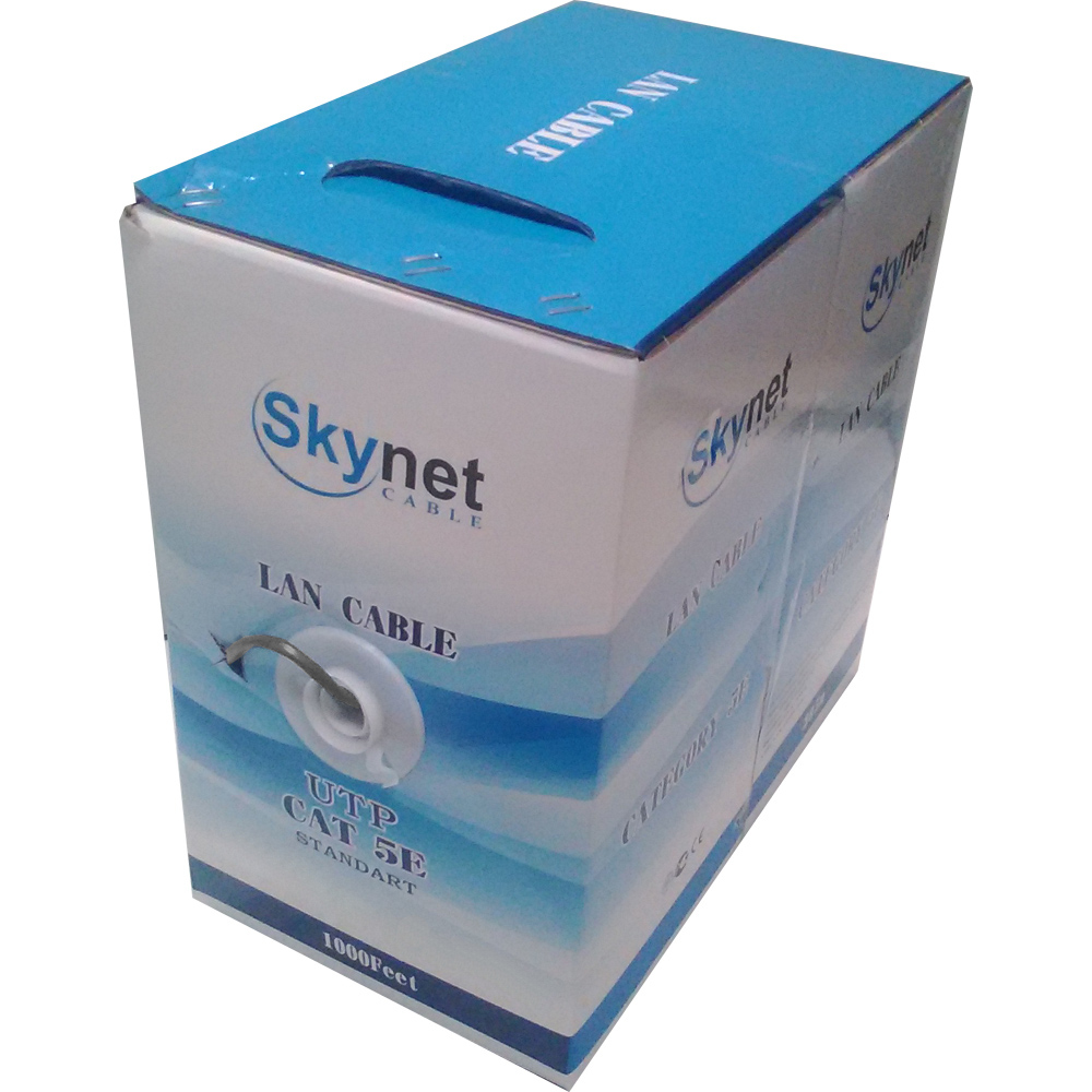 Zakazat.ru: Сетевой кабель SkyNet Standart UTP indoor 4x2x0.48 FLUKE TEST cat.5e 305m Grey CSS-UTP-4-CU
