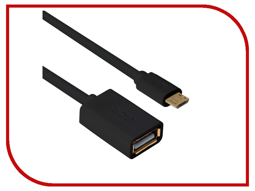 

Аксессуар Greenconnect OTG Micro USB - USB 2.0 AF 0.3m Black GCR-MB4AF-AA2SG-0.3m