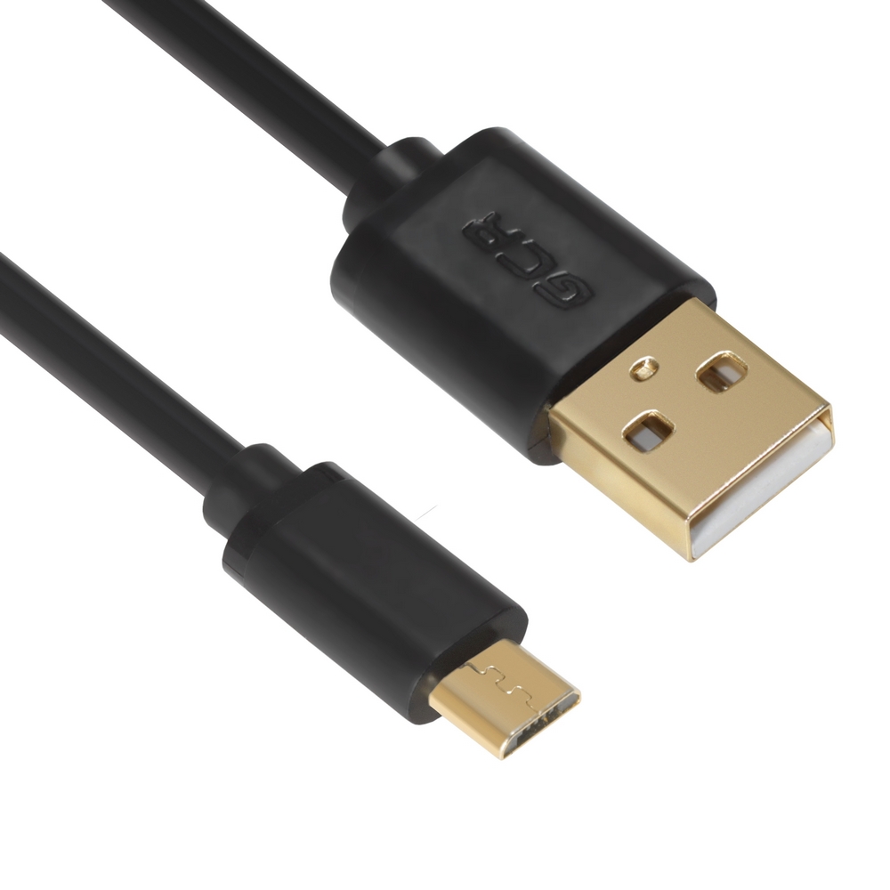 фото Аксессуар Greenconnect Micro USB 2.0 AM - Micro B 5pin 0.15m Black GCR-UA8MCB6-BB2SG-0.15m