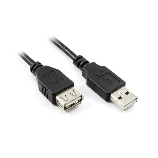 фото Аксессуар Greenconnect USB 2.0 AM - AF 3m Black GCR-UEC3M-BB2S-3.0m