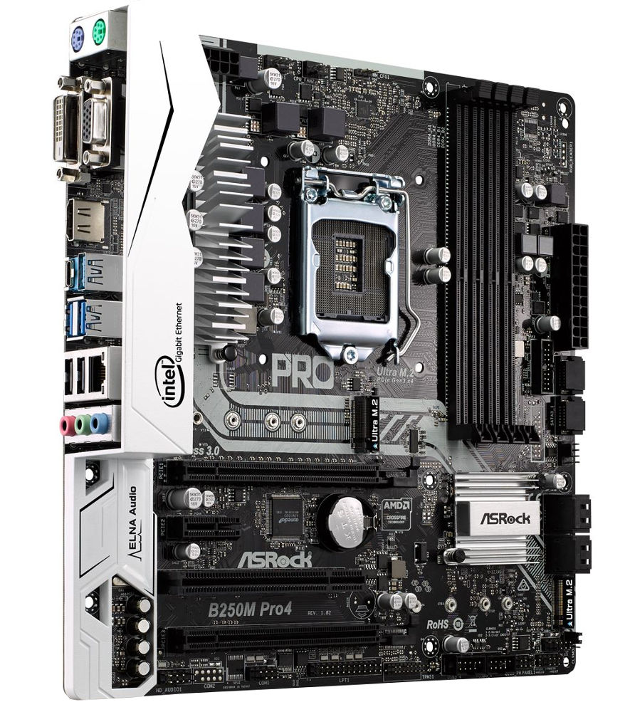 

Материнская плата ASRock B250M Pro4, B250M Pro4