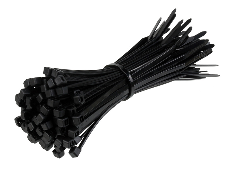 Стяжки нейлоновые ExeGate CV-300B 300mm (100шт) Black 253856