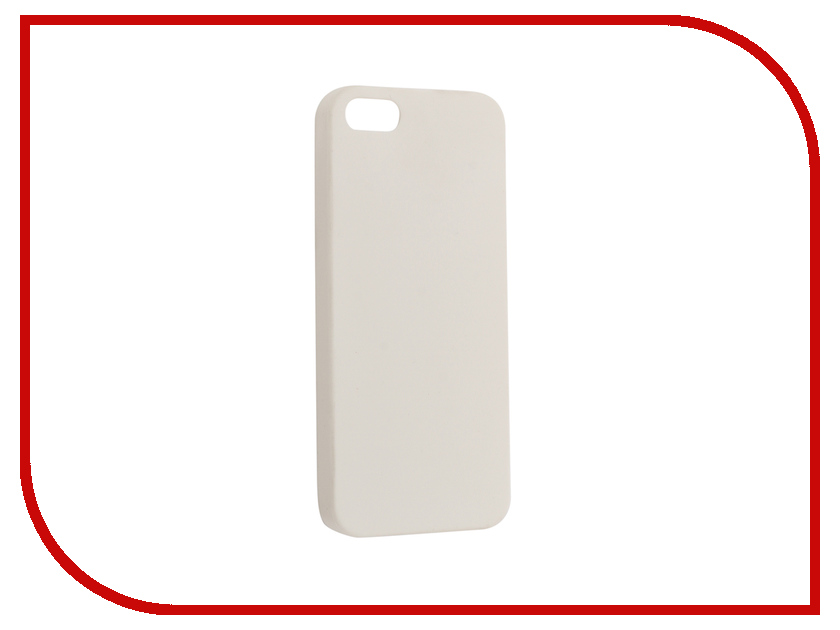 

Аксессуар Чехол Krutoff Silicone для APPLE iPhone 5 / 5S / SE White 10759