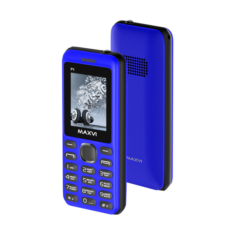 

Сотовый телефон Maxvi P1 Blue-Black, P1