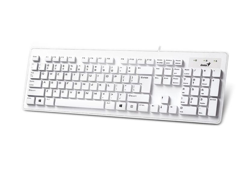 

Клавиатура Genius SlimStar 130 White USB, SlimStar 130
