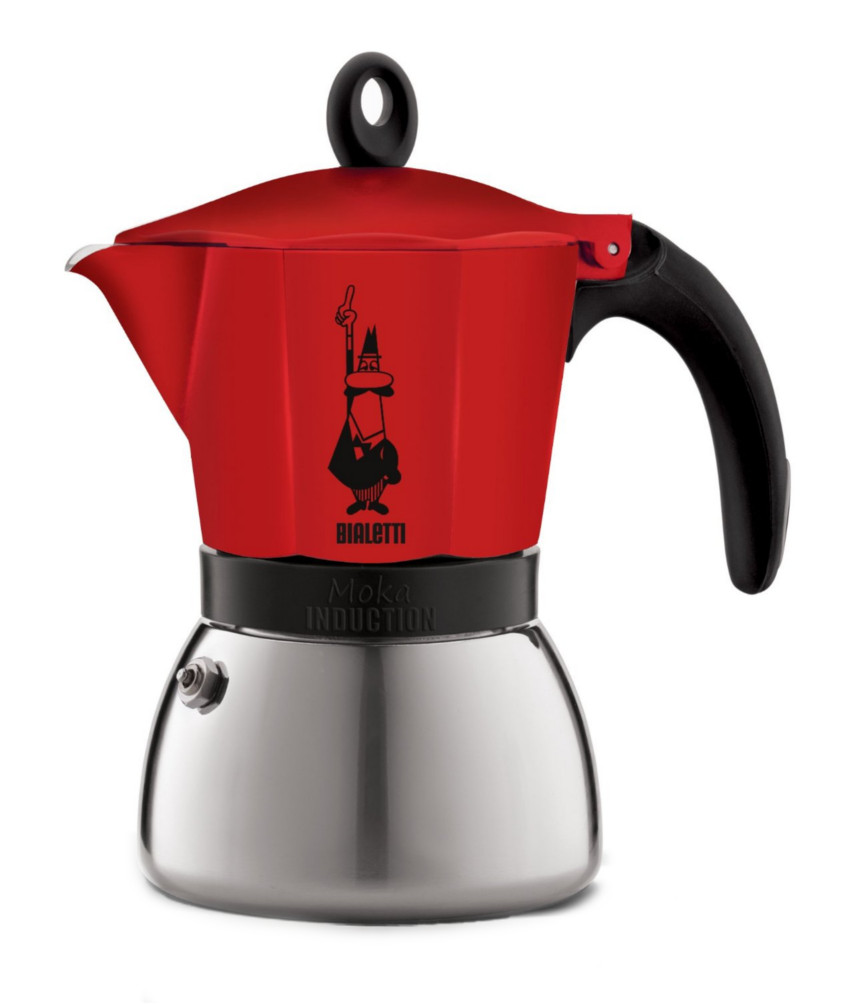 Bialetti Moka Induction 6 порций Red 4923