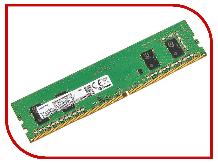 фото Модуль памяти Samsung Original DDR4 DIMM 2400MHz PC4-19200 - 4Gb M378A5244CB0-CRC