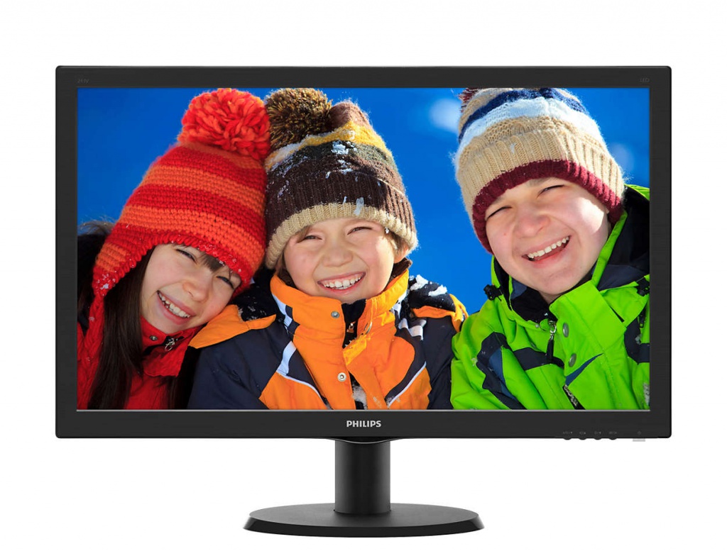 фото Монитор philips 243v5qhaba/00 black