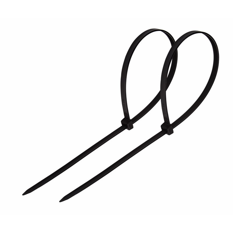 

Стяжки нейлоновые Rexant 8.0x200mm (100шт) Black 07-0203, 07-0203